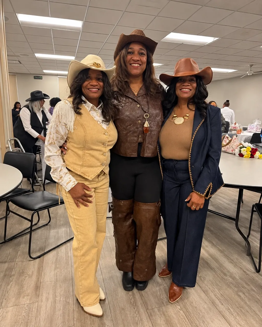 Leah Michelle with Prophetess Tondalyn and Shondalyn Perry